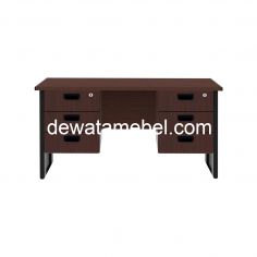 Meja Kantor Ukuran 160 - EXPO MP 160 + MP H03 +  MP H03 / Mahogany 